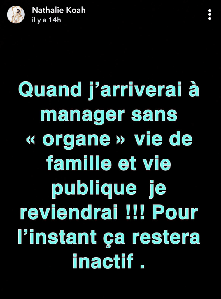 Nathalie Koah se désolidarise des réseaux sociaux